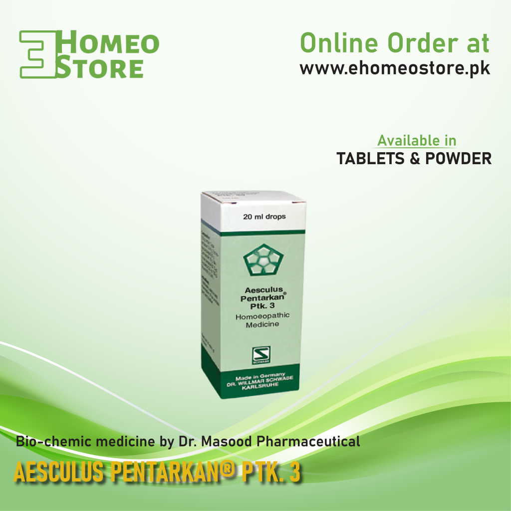 Aesculus Pentarkan® Ptk 3 Ehomeo Store