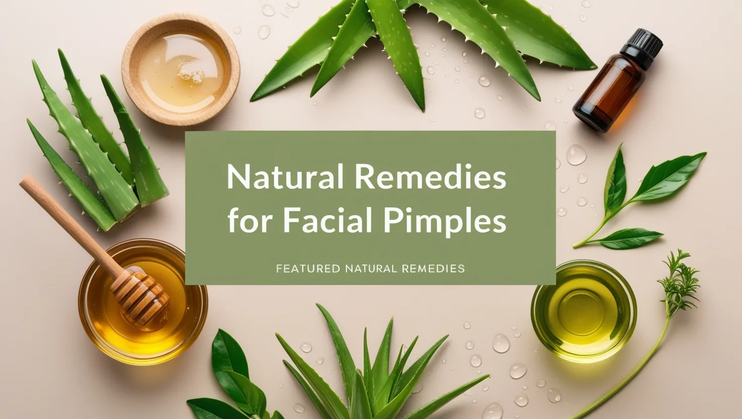 Natural Remedies for Facial Pimples